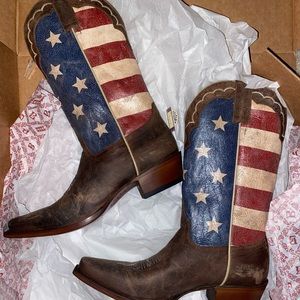 American Flag Cowboy Boots